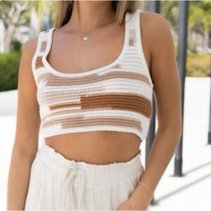 Knit cropped top